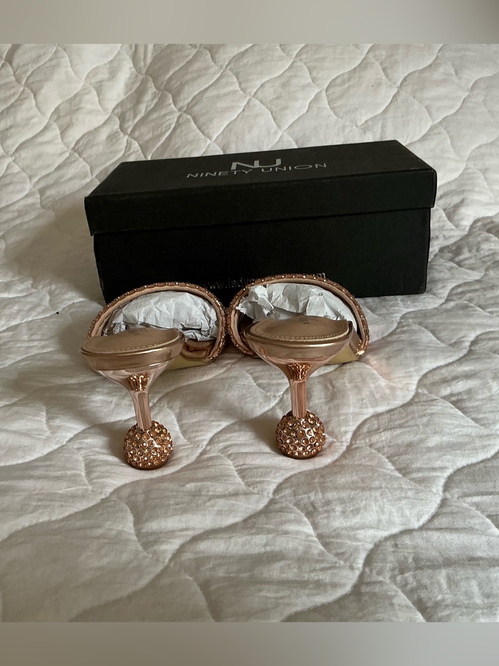 Ninety Union | Sassy Rhinestone Slip On Sandals - Picture 5 of 7